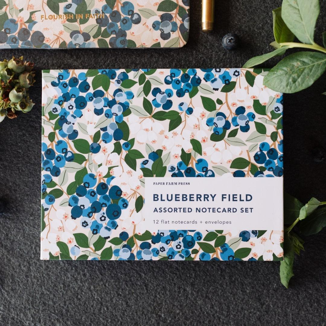 Blueberry Field Assorted Notecard Set